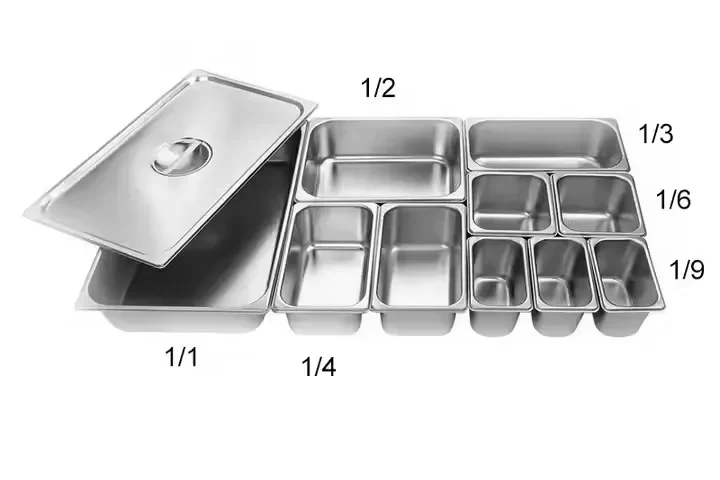 Gastronorm Pan Sizes