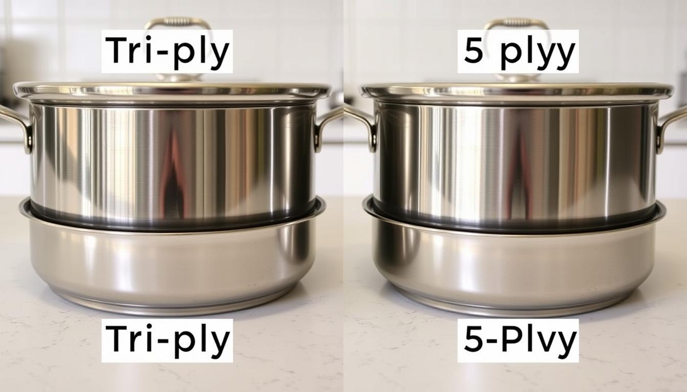 3-Ply vs 5-Ply Stainless Steel Cookware